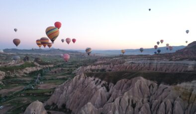 Yılın ilk yarısında 13 bin balon uçuşuyla 308 bin yolcu seyahat etti