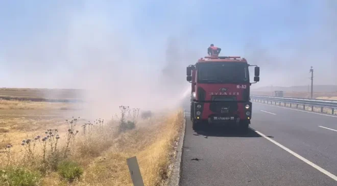 Mardin’de 5 mahallede çıkan yangınlar söndürüldü