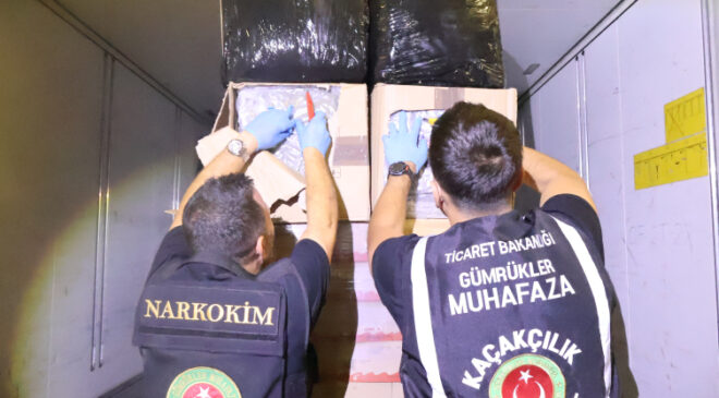 Kapıkule Gümrük Kapısı'nda 810 kilogram uyuşturucu ele geçirildi