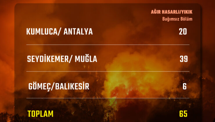 Bakan Kurum, orman yangınlarındaki hasarlı yapı sayısını açıkladı