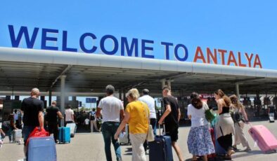 Antalya’ya 6,5 milyondan fazla yabancı turist geldi
