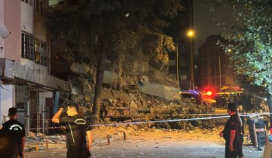 Bahçelievler’de 4 katlı bina çöktü