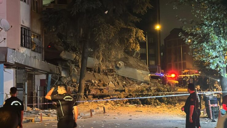 Bahçelievler’de 4 katlı bina çöktü