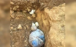 Çermik’te doğaya bırakılan çöpler tepki çekti