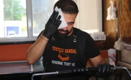 Diyarbakır’da kavurucu sıcakta tost mesaisi