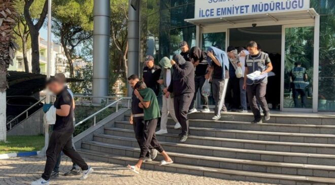 Manisa merkezli 5 ilde suç örgütü operasyonu: 36 şüpheli tutuklandı