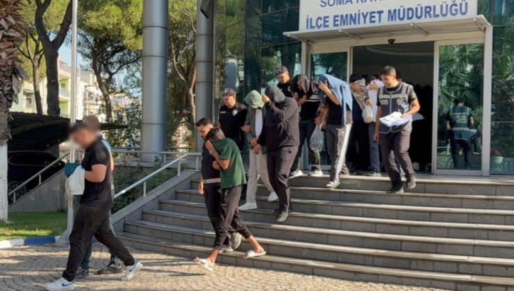 Manisa merkezli 5 ilde suç örgütü operasyonu: 36 şüpheli tutuklandı