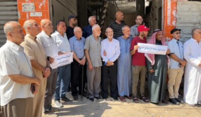 Gazze’de yardım dağıtım noktalarının yeniden açılması için gösteri düzenlendi