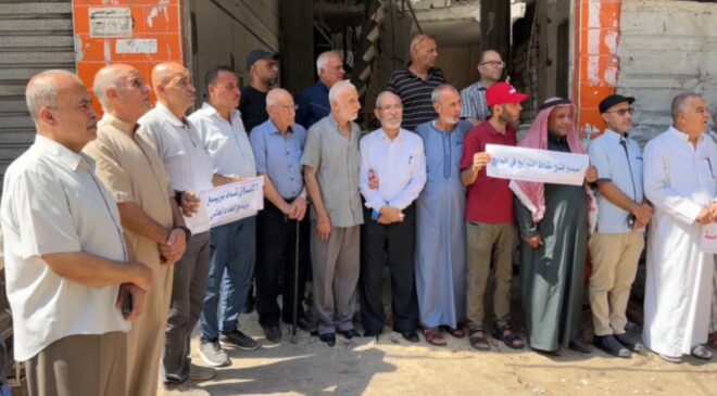 Gazze’de yardım dağıtım noktalarının yeniden açılması için gösteri düzenlendi