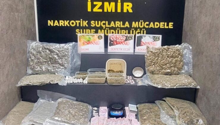 Zehir tacirlerine dağıtılacak uyuşturucular ele geçirildi