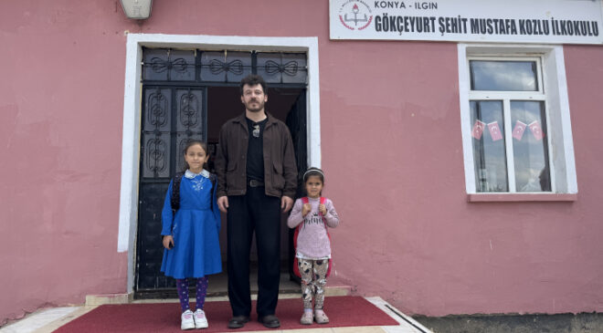 Tek öğrencili okulda İlayda'nın yalnızlığı sona erdi