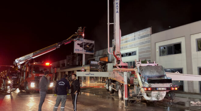 Eskişehir’de iş yerinde çıkan yangın söndürüldü