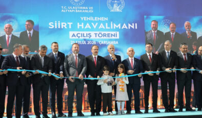 Siirt Havalimanı yenilendi: Yeni terminal binası hizmete girdi