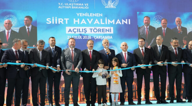 Siirt Havalimanı yenilendi: Yeni terminal binası hizmete girdi
