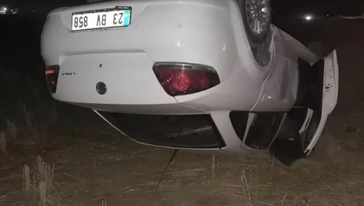 Diyarbakır’da otomobil tarlaya uçtu: 1 yaralı