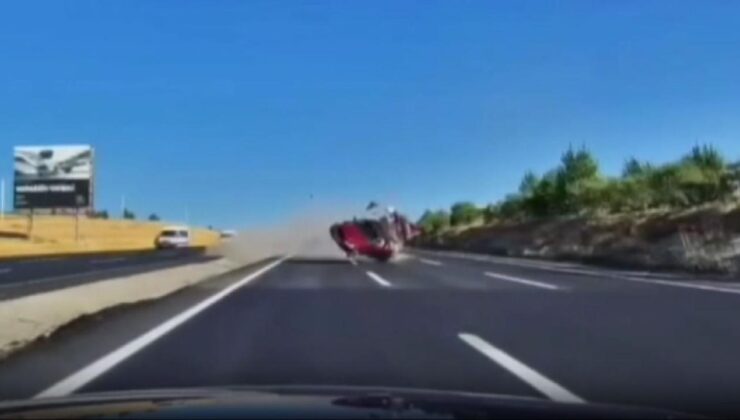 Ankara’da kontrolden çıkan otomobil karşı şeride geçti: 1 ölü, 7 yaralı