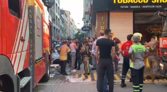 Bakırköy’de otelde çıkan yangında 12 kişi yaralandı