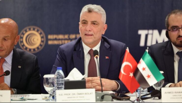 Ticaret Bakanı Bolat, Şam’da ikili görüşmelerde bulundu