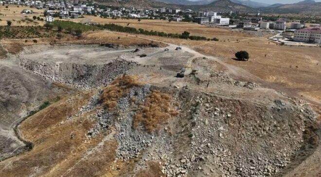 Dicle’de, çöp depolama sahası rehabilite edildi