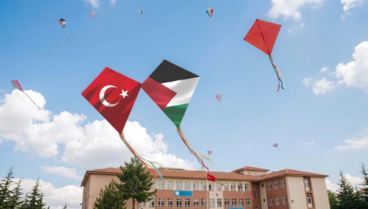 Uçurtmalar Gazzeli çocuklar için gökyüzüne bırakılacak