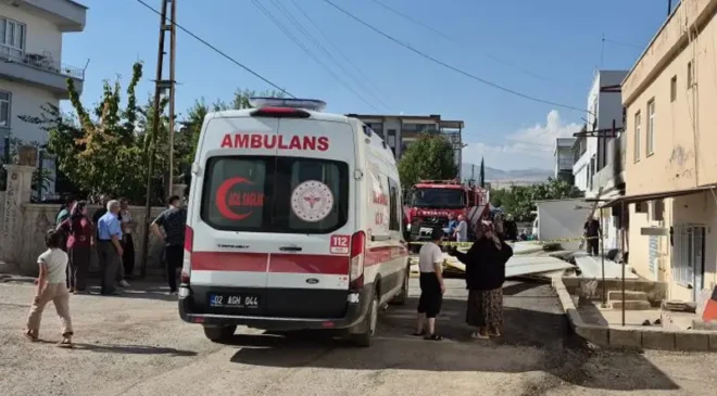 Kaynak kıvılcımları yangın çıkardı