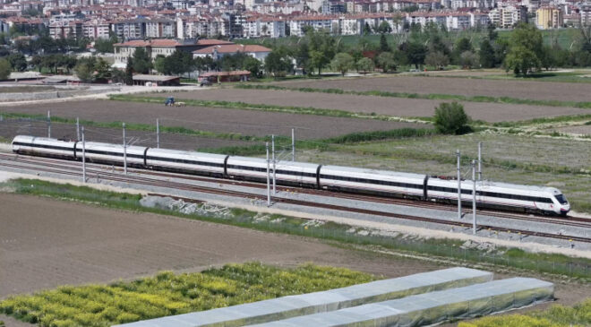 Halkalı-Kapıkule Hızlı Tren Hattı’nın Çerkezköy-Kapıkule kesimi açılıyor