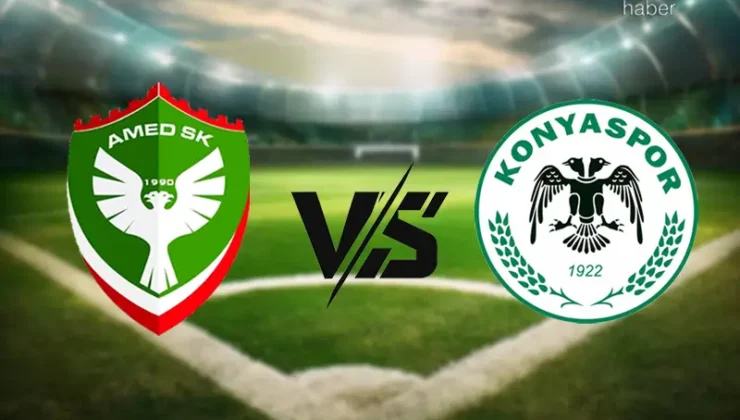 Amedspor-Konyaspor maçı ne zaman, saat kaçta, hangi kanalda?
