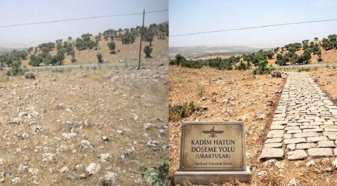 Diyarbakır’daki 2800 yıllık yolun arkasındaki sır: Aşkı için taş döşediler