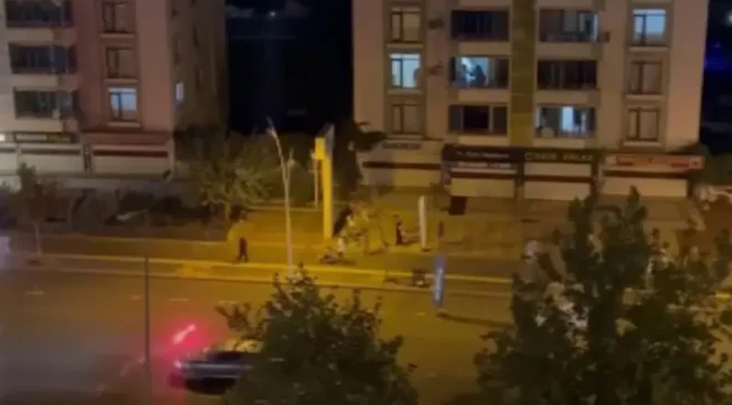 Amedspor bahanesiyle balkona havai fişek attılar: 2 yaralı
