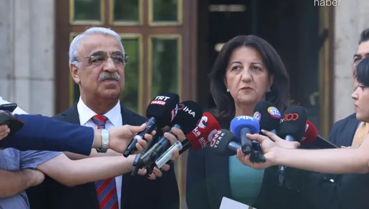 DEM heyeti Cevdet Yılmaz’la süreç çalışmalarını görüştü