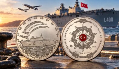 Darphane, TCG Anadolu için hatıra parası bastı